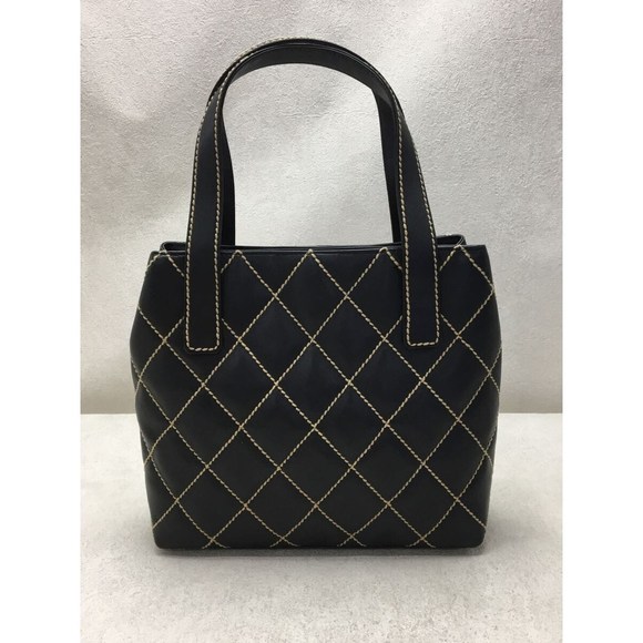 Chanel Leather Coco Mark Guarantee Handbag - Picture 3 of 6